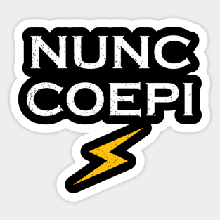 Nunc Coepi Sticker